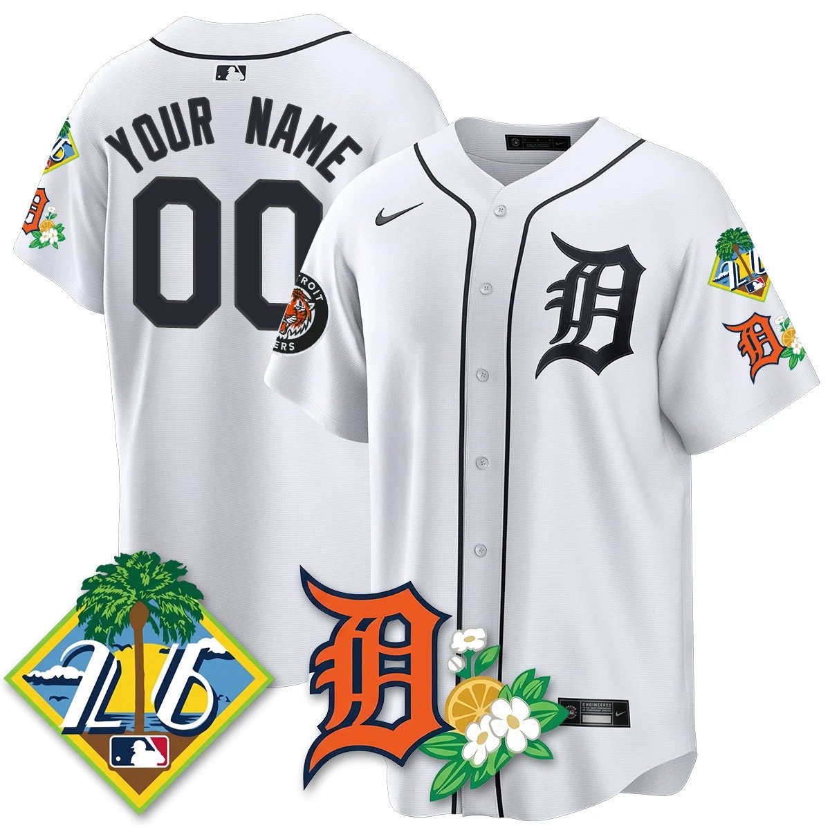Custom DET 2026 Spring Training Vapor Limited Jersey - All Stitched by Hotgearco