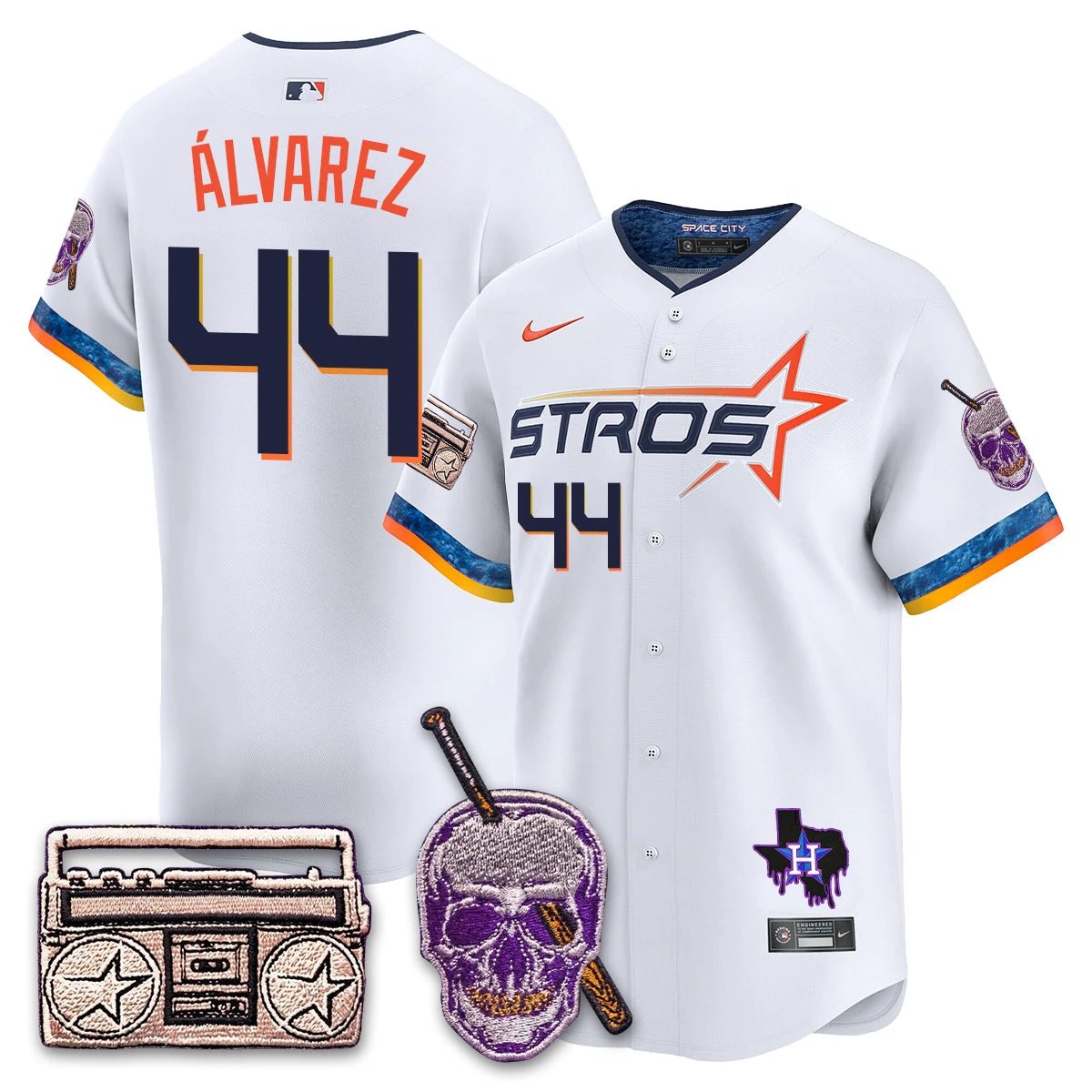 HOU DJ Screw Patch Vapor Premier Limited Jersey - All Stitched by Digigearus