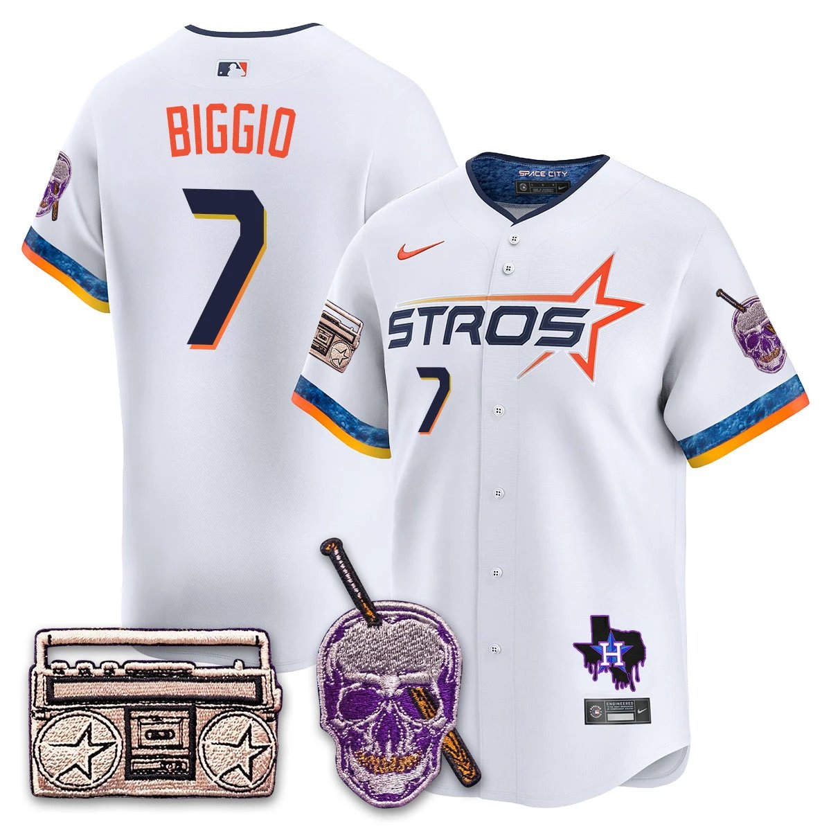 HOU DJ Screw Patch Vapor Premier Limited Jersey - All Stitched by Digigearus