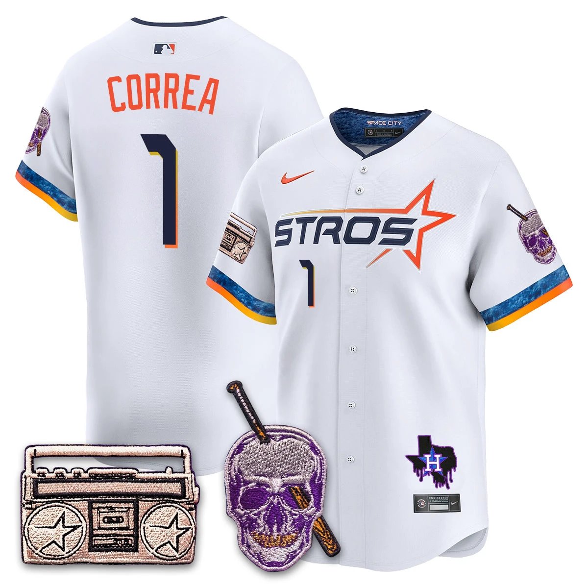 HOU DJ Screw Patch Vapor Premier Limited Jersey - All Stitched by Digigearus