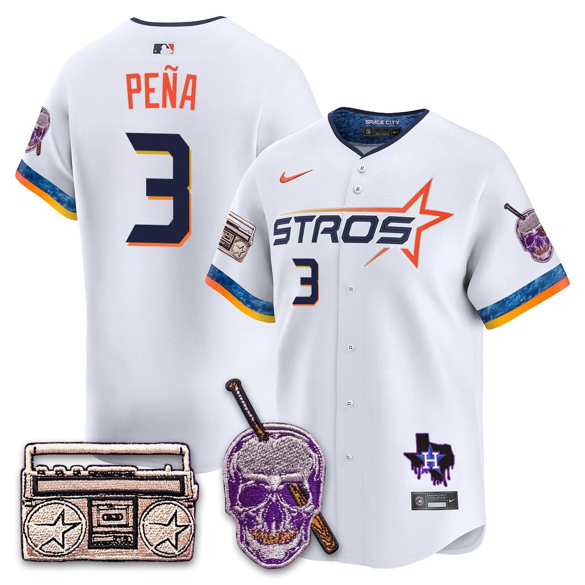 HOU DJ Screw Patch Vapor Premier Limited Jersey - All Stitched by Digigearus