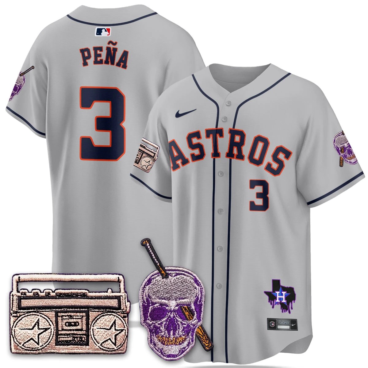 HOU DJ Screw Patch Vapor Premier Limited Jersey - All Stitched by Digigearus