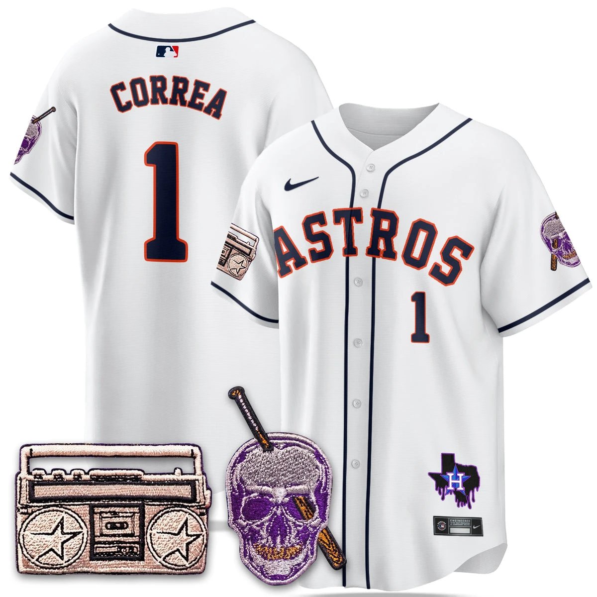 HOU DJ Screw Patch Vapor Premier Limited Jersey - All Stitched by Digigearus