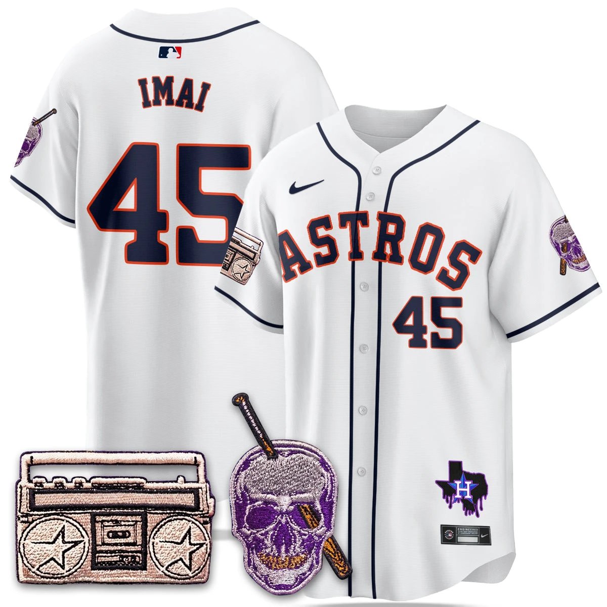 HOU DJ Screw Patch Vapor Premier Limited Jersey - All Stitched by Digigearus
