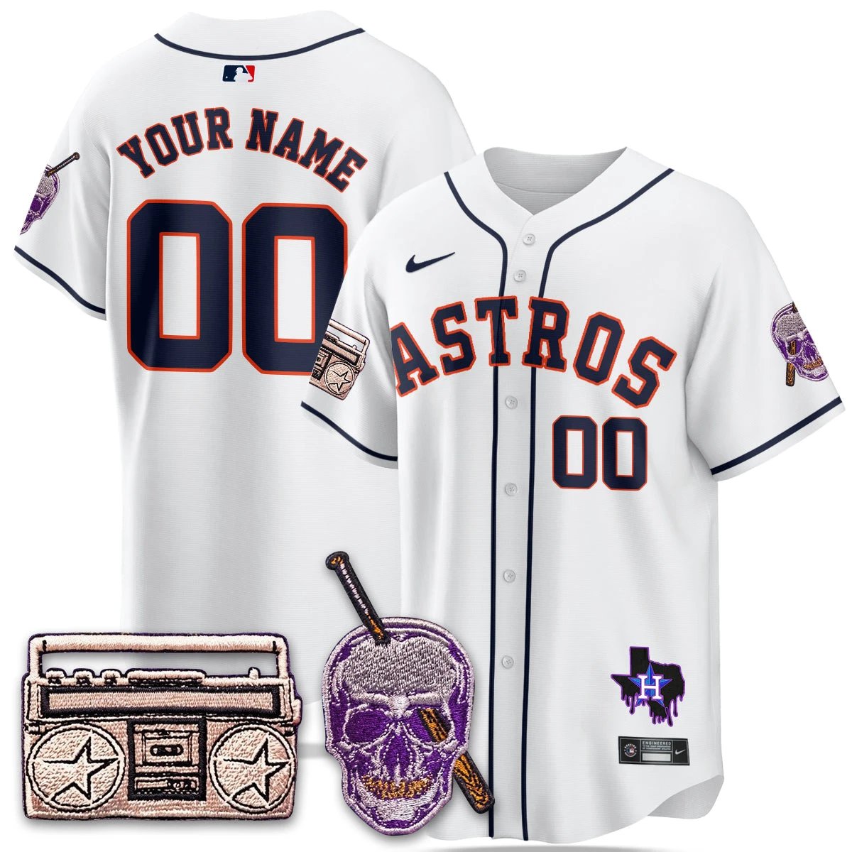 HOU DJ Screw Patch Vapor Premier Limited Jersey - All Stitched by Digigearus