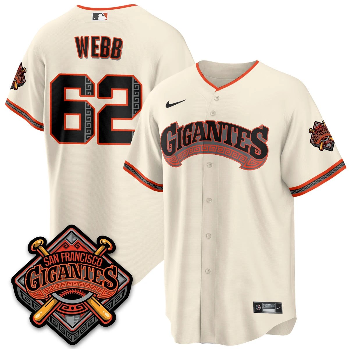 SF GIGANTES Vapor Limited Jersey - All Stitched by San Francisco Giants