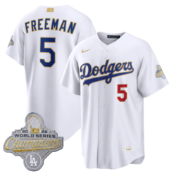 LAD 2026 Gold Collection Stadium Jersey - All Stitched by Los Angeles Dodgers