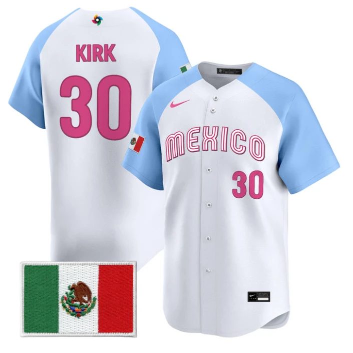 Alejandro Kirk Jersey #30 Mexico World Baseball Classic 2026 Stitched by My Store