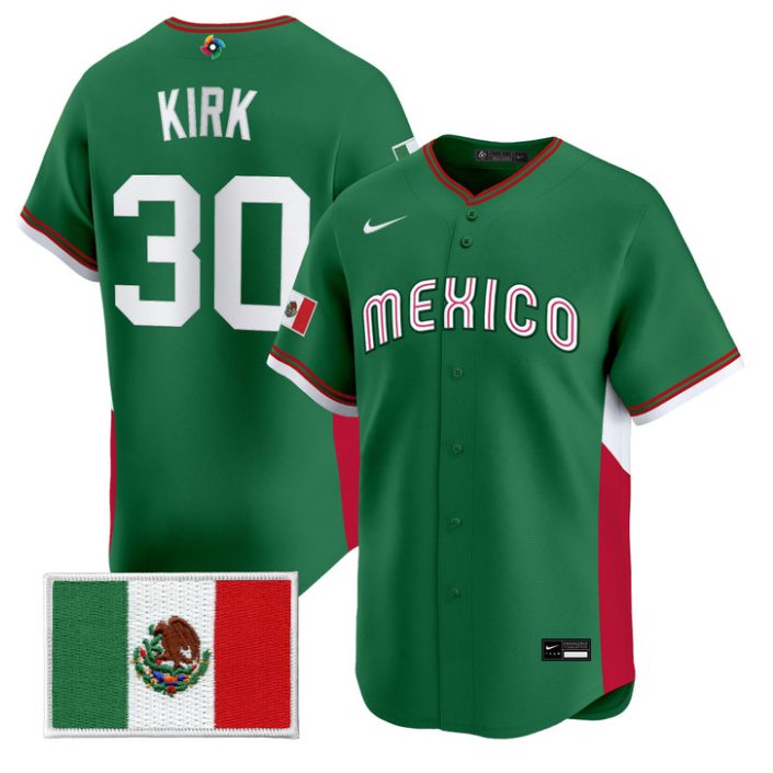Alejandro Kirk Jersey #30 Mexico World Baseball Classic 2026 Stitched by My Store