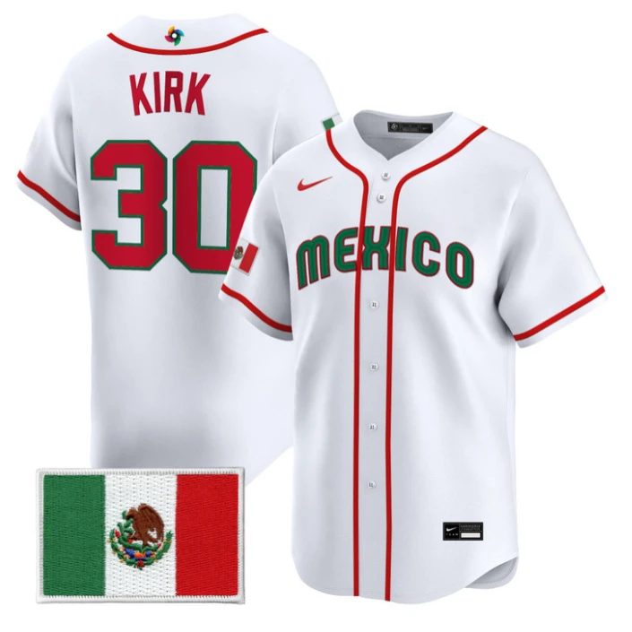 Alejandro Kirk Jersey #30 Mexico World Baseball Classic 2026 Stitched by My Store