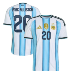 Alexis Mac Allister Jersey #20 Argentina 2026 National Team Soccer by Soccer Jersey