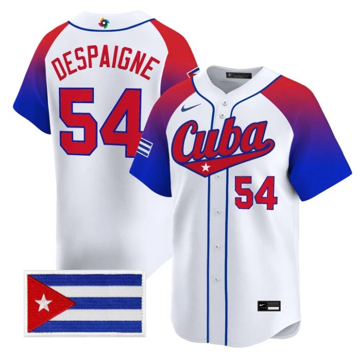 Alfredo Despaigne Jersey #54 Cuba World Baseball Classic 2026 Stitched by My Store