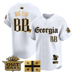 Big Boi Jersey #BB Atlanta Braves Georgia Outkast Gothic Stitched by My Store