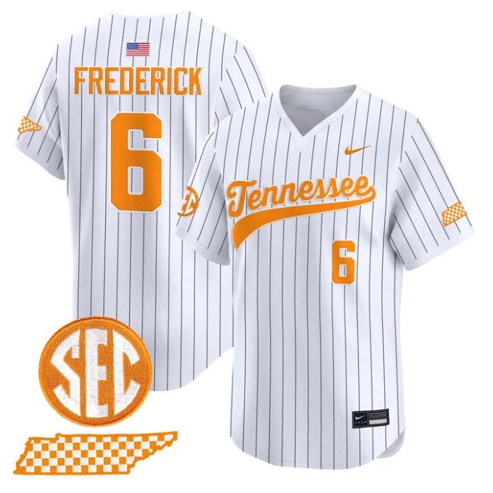 Brady Frederick Jersey #6 Tennessee Vols 2026 Smokey Series Stitched by My Store