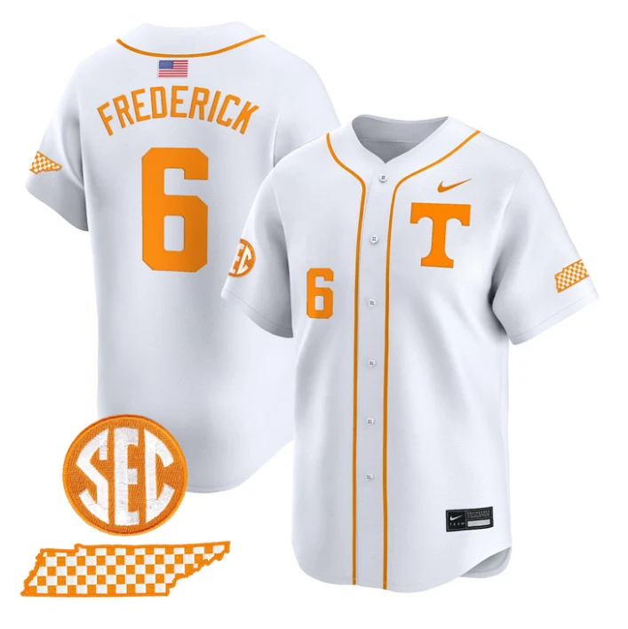 Brady Frederick Jersey #6 Tennessee Vols 2026 Smokey Series Stitched by My Store