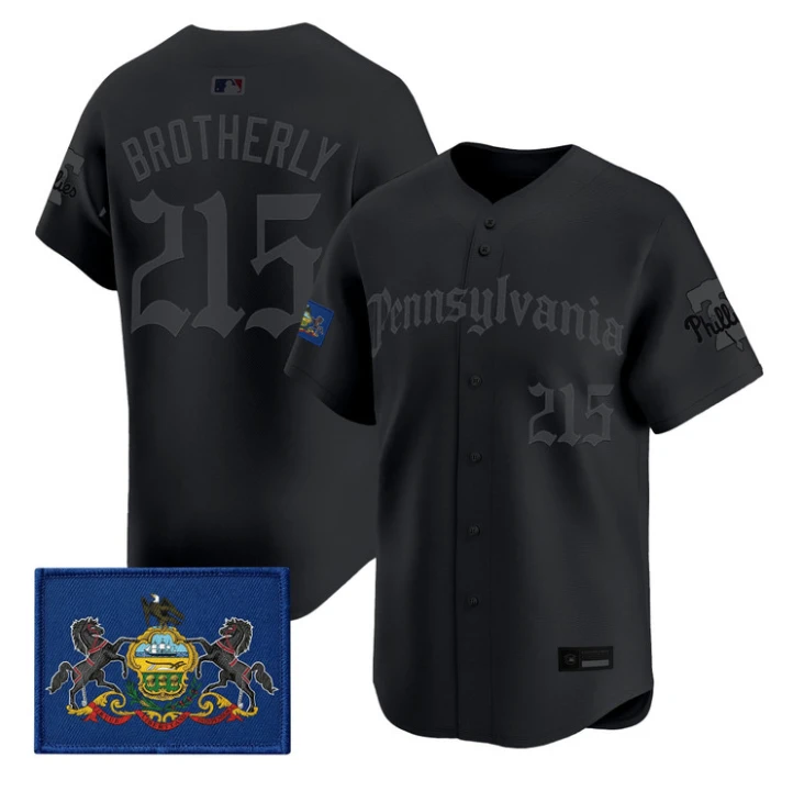 Brotherly Jersey #215 Phillies Pennsylvania Gothic Edition Stitched by My Store