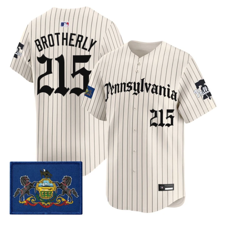 Brotherly Jersey #215 Phillies Pennsylvania Gothic Edition Stitched by My Store