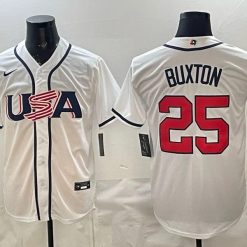 Byron Buxton Jersey #25 USA Baseball 2026 World Baseball Classic Stitched by My Store