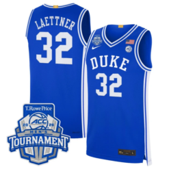 Christian Laettner Jersey #32 Duke Blue Devils 2026 ACC Tournament Stitched by My store basketball