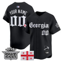 Custom Atlanta Braves Jersey Name, Number Georgia Outkast Gothic Stitched by My Store
