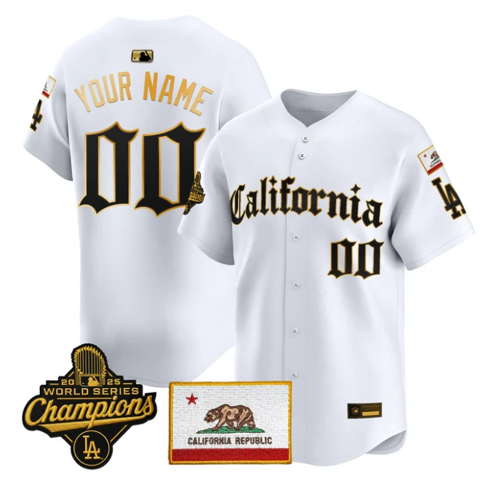 Custom Dodgers Jersey Name, Number California Gothic Edition Stitched by My Store