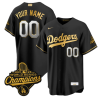 Custom Dodgers Jersey Name, Number Gold Collection Premier Stitched by My Store