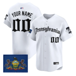 Custom Phillies Jersey Name, Number Pennsylvania Gothic Edition Stitched by My Store