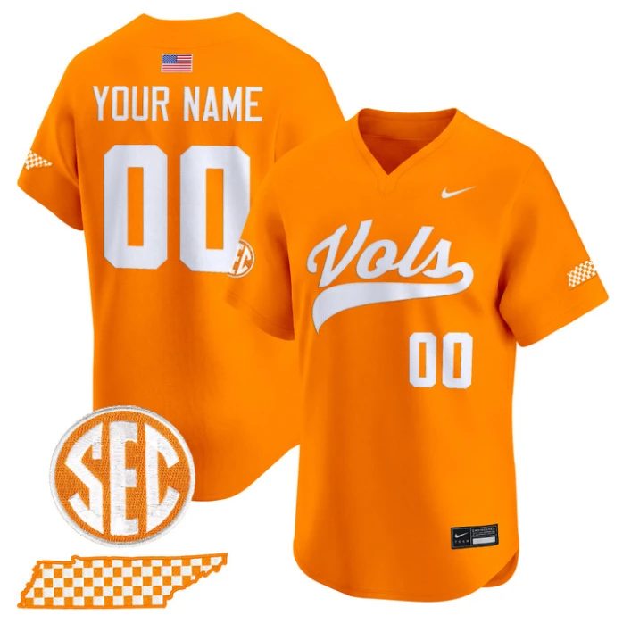 Custom Tennessee Vols Jersey Name, Number 2026 Smokey Series Stitched by My Store
