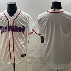 Dominican Republic Baseball Jersey Blank White 2026 World Baseball Classic Home Stadium Stitched by My Store