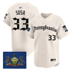 Edmundo Sosa Jersey #33 Phillies Pennsylvania Gothic Edition Stitched by My Store