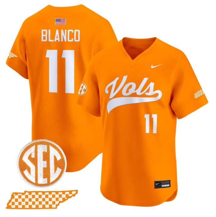 Evan Blanco Jersey #11 Tennessee Vols 2026 Smokey Grey Series Stitched by My Store