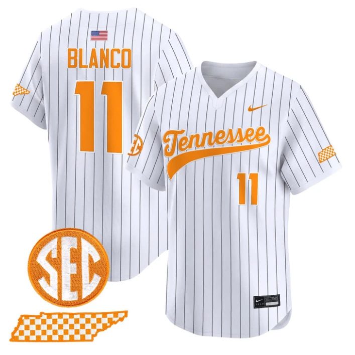 Evan Blanco Jersey #11 Tennessee Vols 2026 Smokey Grey Series Stitched by My Store