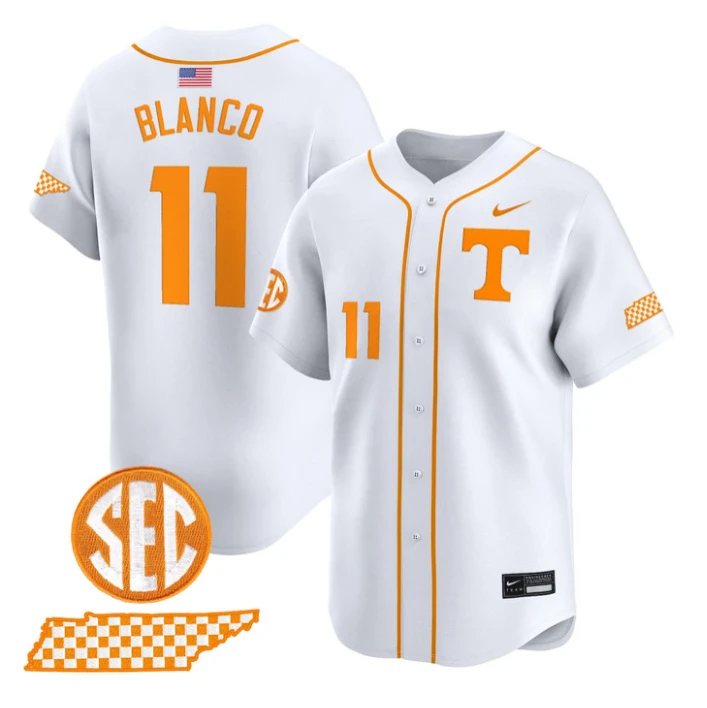 Evan Blanco Jersey #11 Tennessee Vols 2026 Smokey Grey Series Stitched by My Store