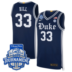 Grant Hill Jersey #33 Duke Blue Devils 2026 ACC Tournament Stitched by My store basketball