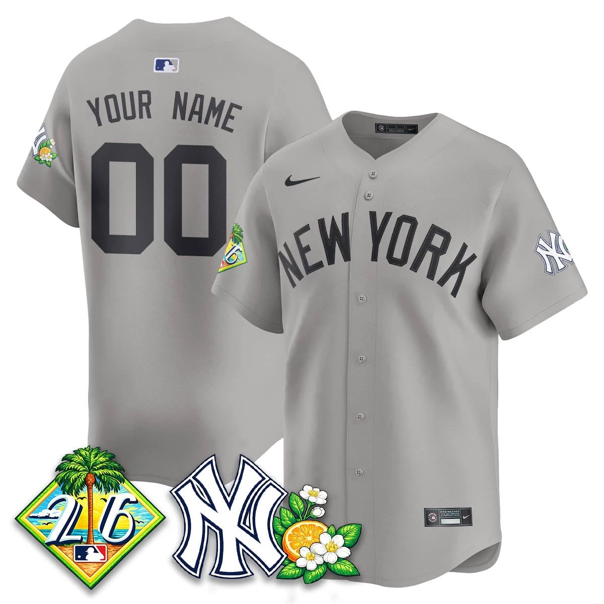 Custom NYY 2026 Spring Training Vapor Limited Jersey - All Stitched by Hotgearco