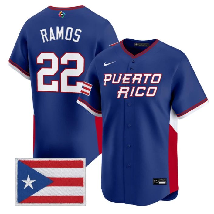 Heliot Ramos Jersey #22 Puerto Rico World Baseball Classic 2026 Stitched by My Store