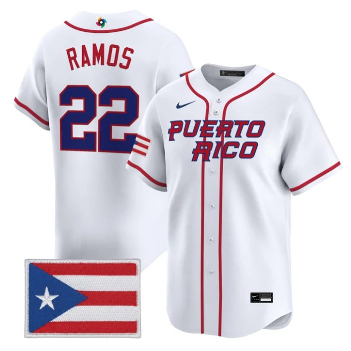 Heliot Ramos Jersey #22 Puerto Rico World Baseball Classic 2026 Stitched by My Store