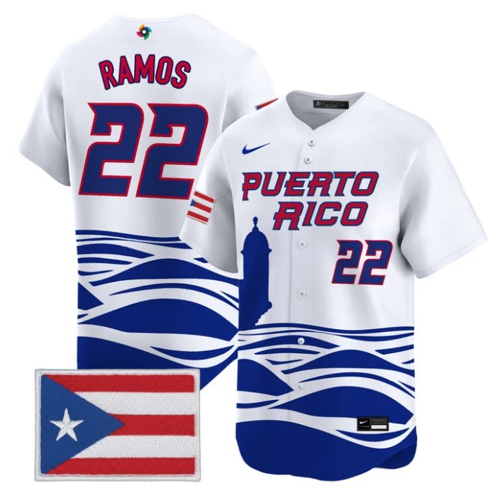 Heliot Ramos Jersey #22 Puerto Rico World Baseball Classic 2026 Stitched by My Store