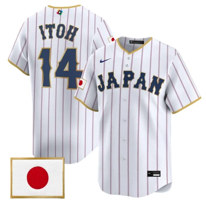 Hiromi Itoh Jersey #14 Team Japan World Baseball Classic 2026 Stitched by My Store