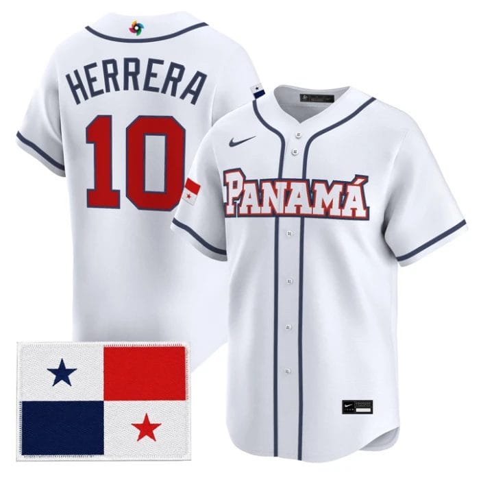 Iván Herrera Jersey #10 Team Panama 2026 World Baseball Classic Stitched by My Store