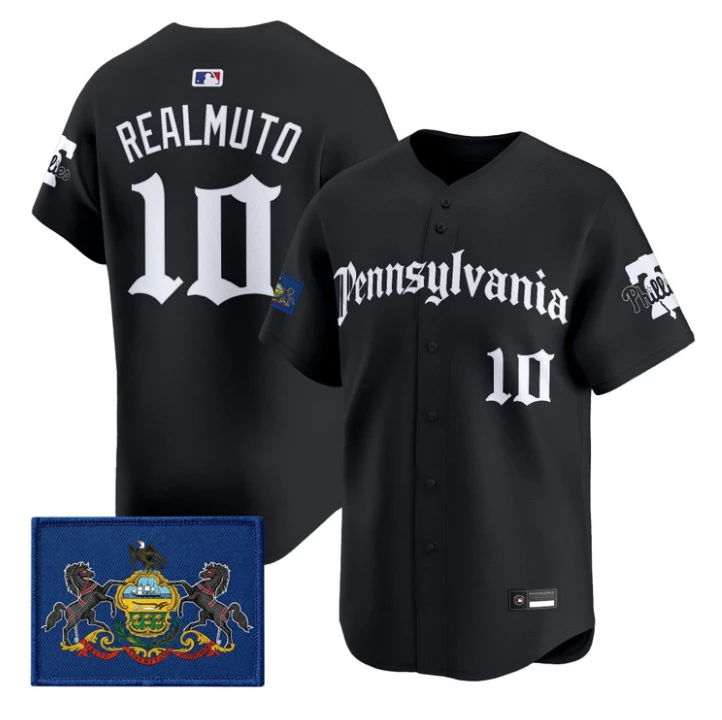J.T.Realmuto Jersey #10 Phillies Pennsylvania Gothic Edition Stitched by My Store