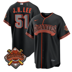 Jung Hoo Lee Jersey #51 San Francisco Giants Los Gigantes Vapor All Stitched by My Store