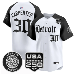 Kerry Carpenter Jersey #30 Detroit Tigers Gothic Edition Vapor Stitched by My Store