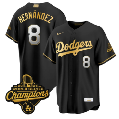 Kike Hernandez Jersey #8 Dodgers Gold Collection Premier Stitched by My Store