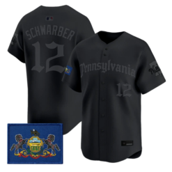 Kyle Schwarber Jersey #12 Phillies Pennsylvania Gothic Edition Stitched by My Store