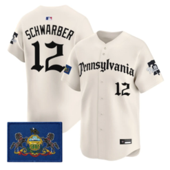 Kyle Schwarber Jersey #12 Phillies Pennsylvania Gothic Edition Stitched by My Store