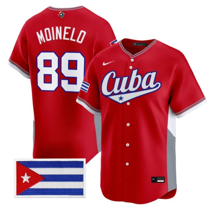 Livan Moinelo Jersey #89 Cuba World Baseball Classic 2026 Stitched by My Store
