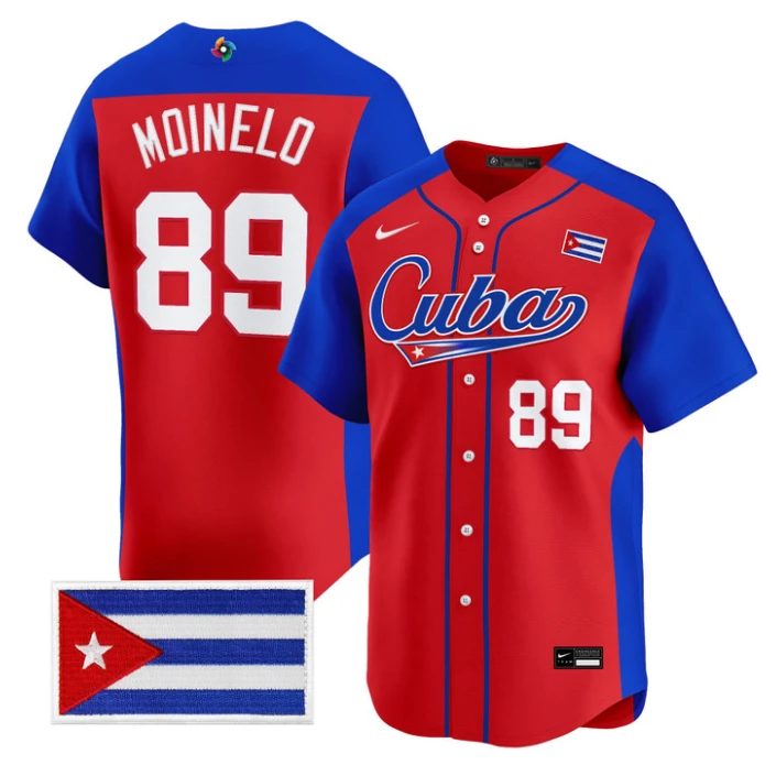 Livan Moinelo Jersey #89 Cuba World Baseball Classic 2026 Stitched by My Store