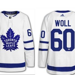 Men's Toronto Maple Leafs #60 Joseph Woll White Adidas Stitched NHL Jersey by Hockey David
