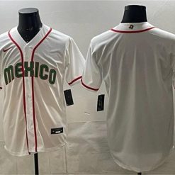 Mexico Baseball Jersey Blank White 2026 World Baseball Classic Home Stadium Stitched by My Store